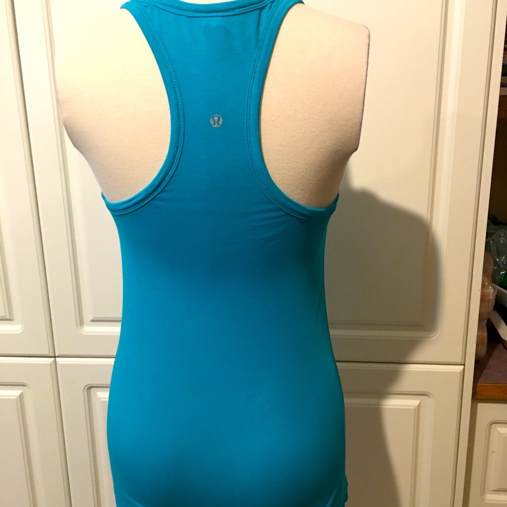 NWOT Lululemon Vintage Cool Racerback Turquoise Sleeveless Tank Top 6